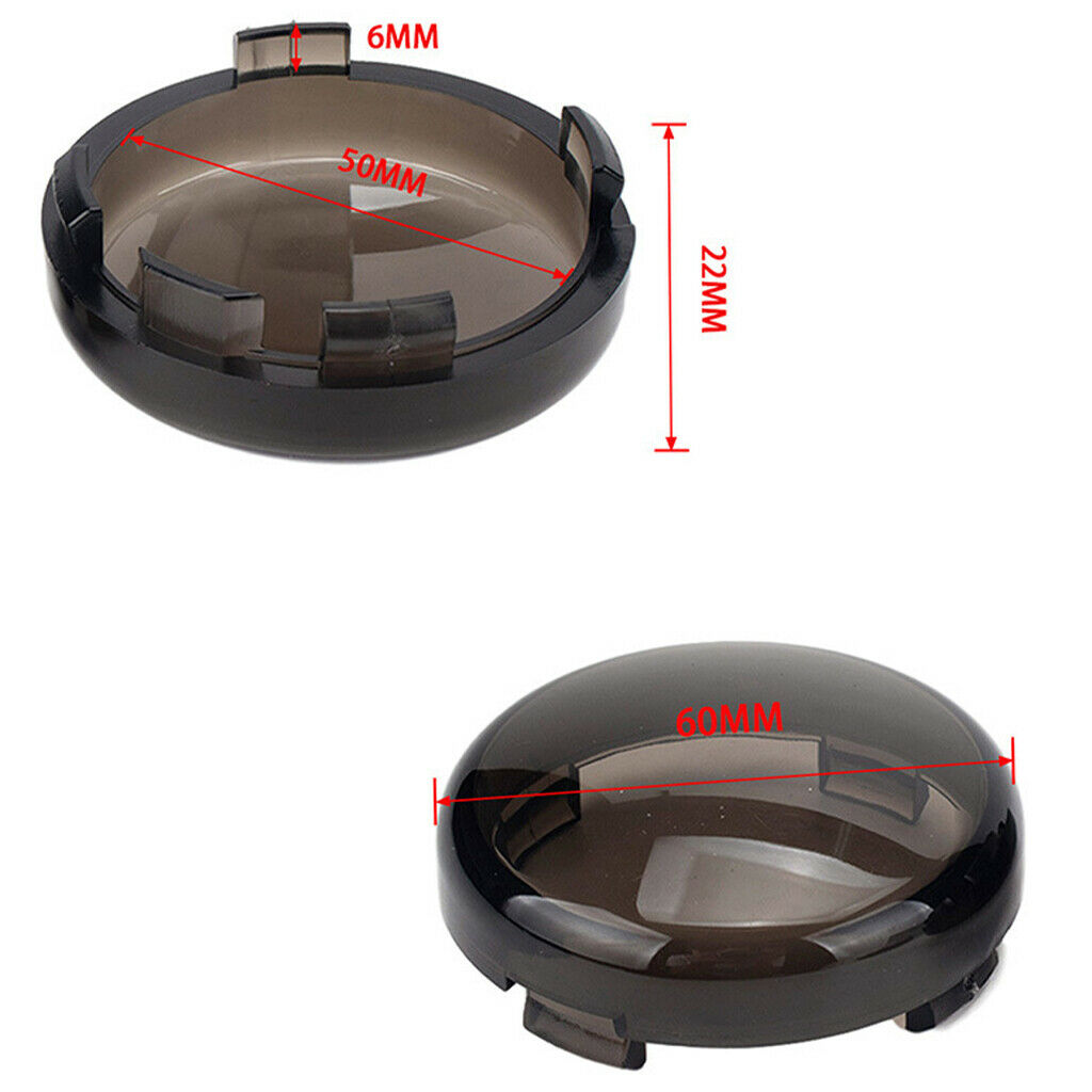 Turn Signal Lights Lens Cover Bullet Turn Signal Lens Motorcycle Lamp Cover For