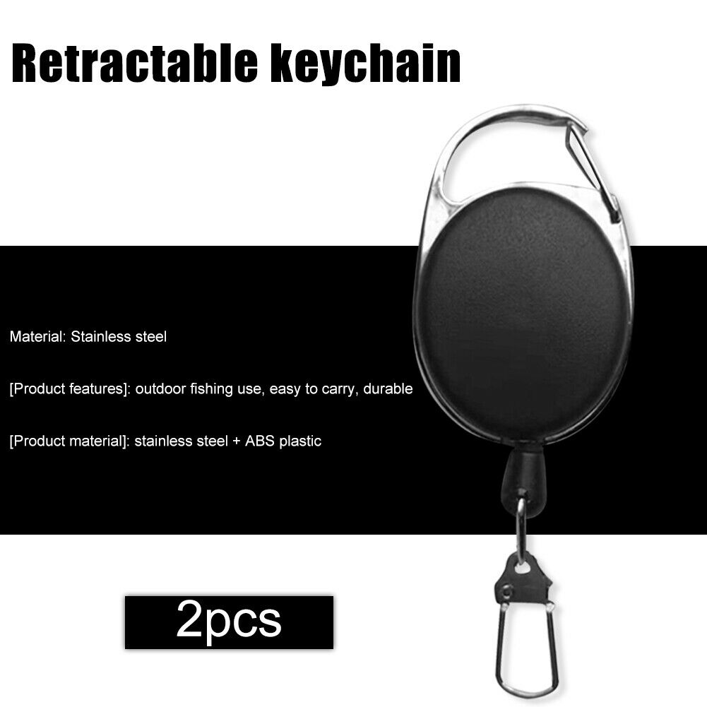 2pcs Fishing Quick Knot Line Cutter Hook Sharpener Key Chain Fishing Tackle @