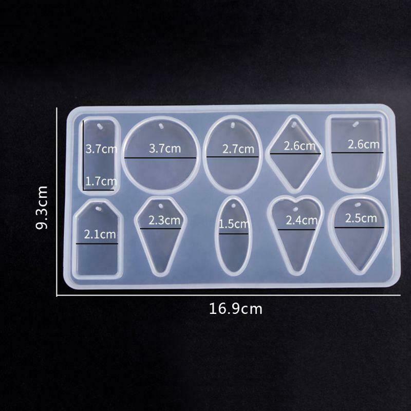 Silicone Mold DIY Jewelry Making Necklace Pendant Molds Handmade Crafts Shape