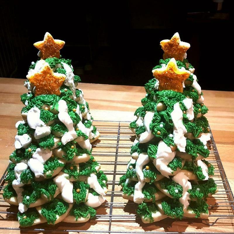 6 Pieces Plastic Material Baking Fondant Biscuit Cutter Five-pointed Star Shapes