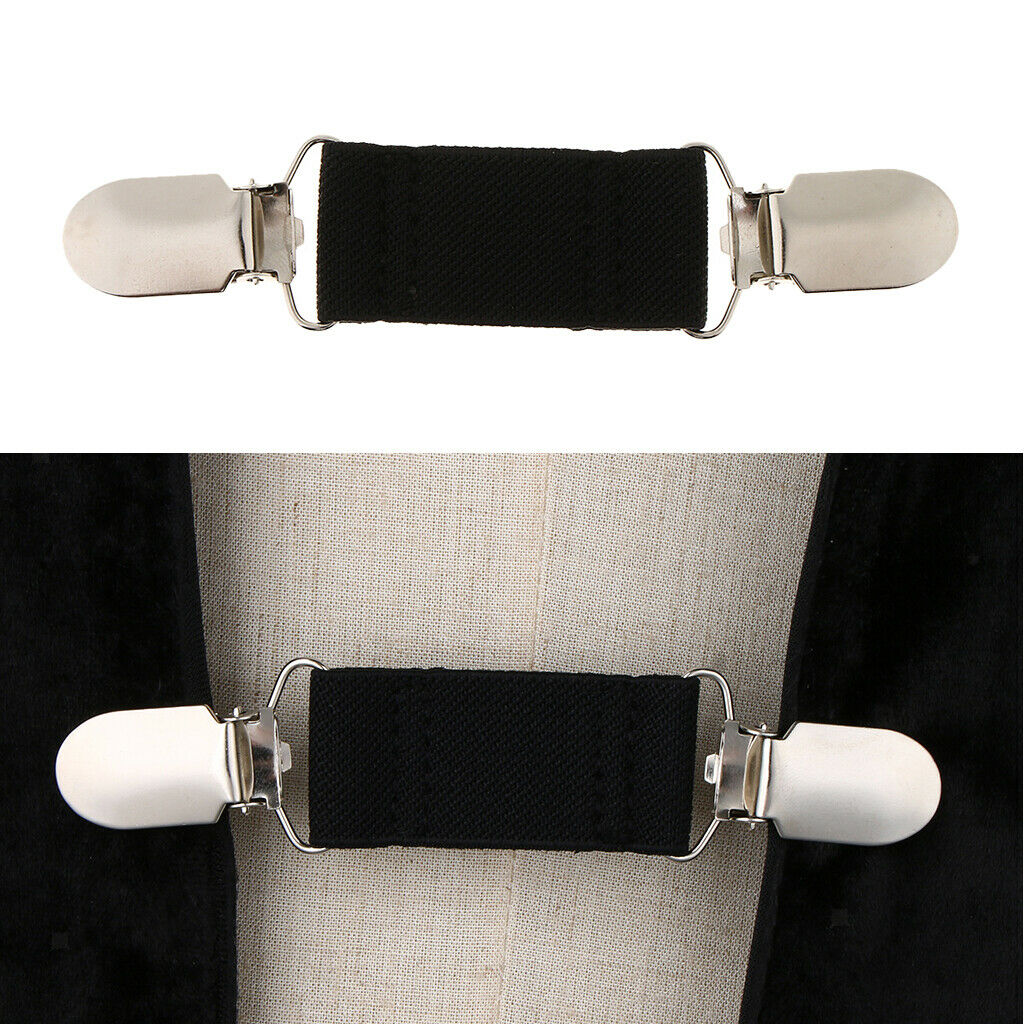 2 Pack Sweater Cardigan Clip Scarf Pins Duck Clips Sleeve Holder Collar Clip