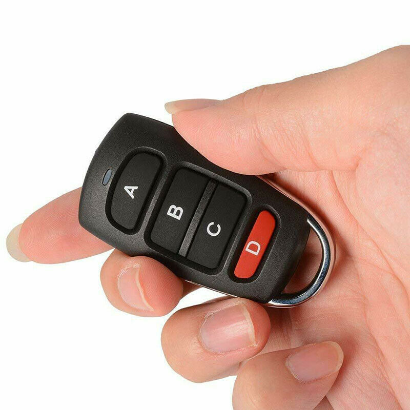 Mini 4 Channel Gate Garage Door Remote Control Key Fob Cloner 433mhz Universal