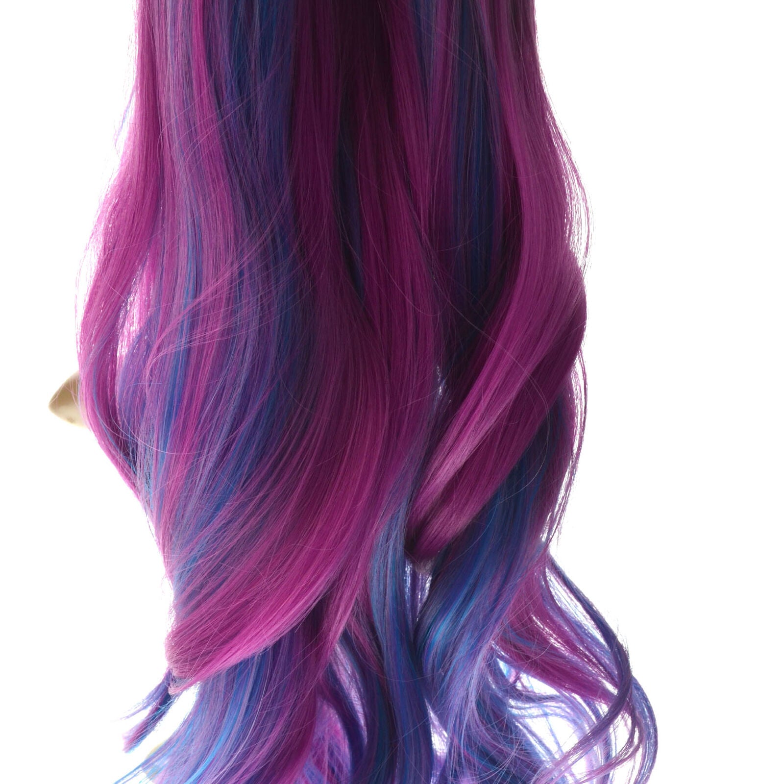 For Inspired by Descendants 3 Girls Audrey Wig Red Blue Long Curly Halloween Wig