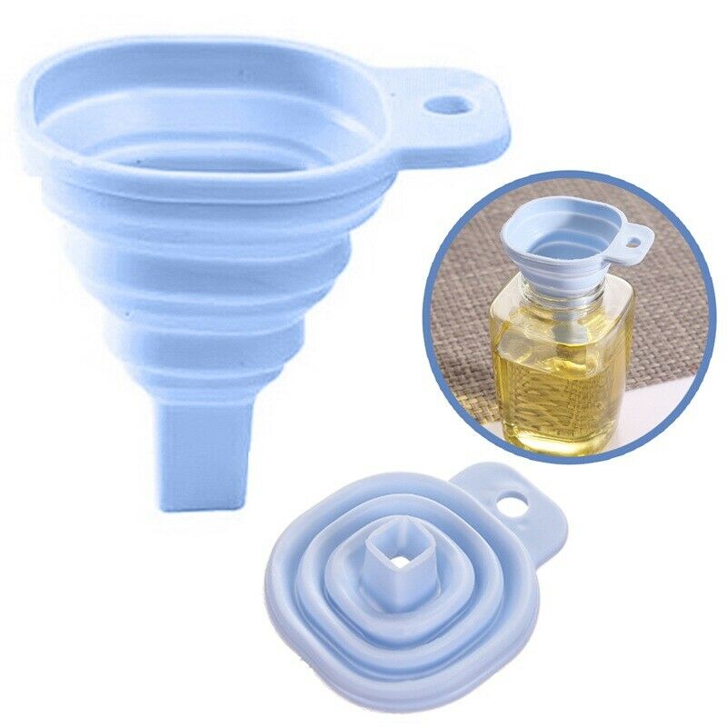 Novelty silicone folding funnel teles long Collapsible Style funnels for houseI9