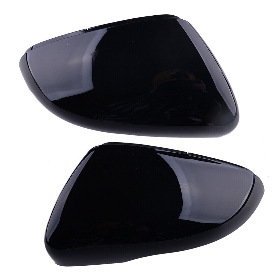 Pair Left Right Side Rearview Wing Mirror Cover Fit For VW Golf MK6 2009-13