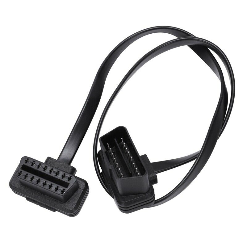 OBD2 16 pin Male to Female Elbow Extension cable ELM327 Y4Q6Q6