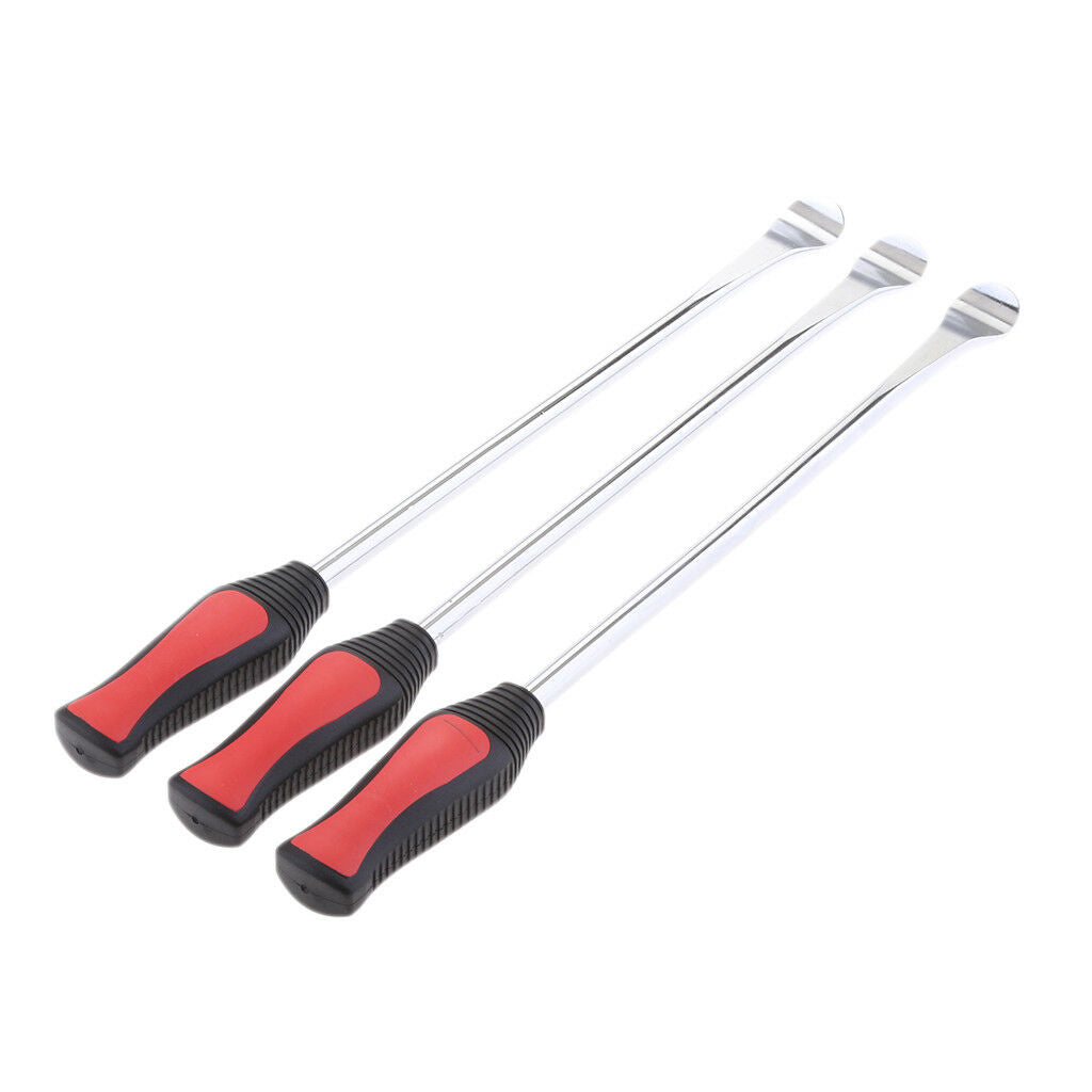 3 Pieces 14.5 inch Tire Spoon Lever Iron Tool Kit Motorcycle Professional