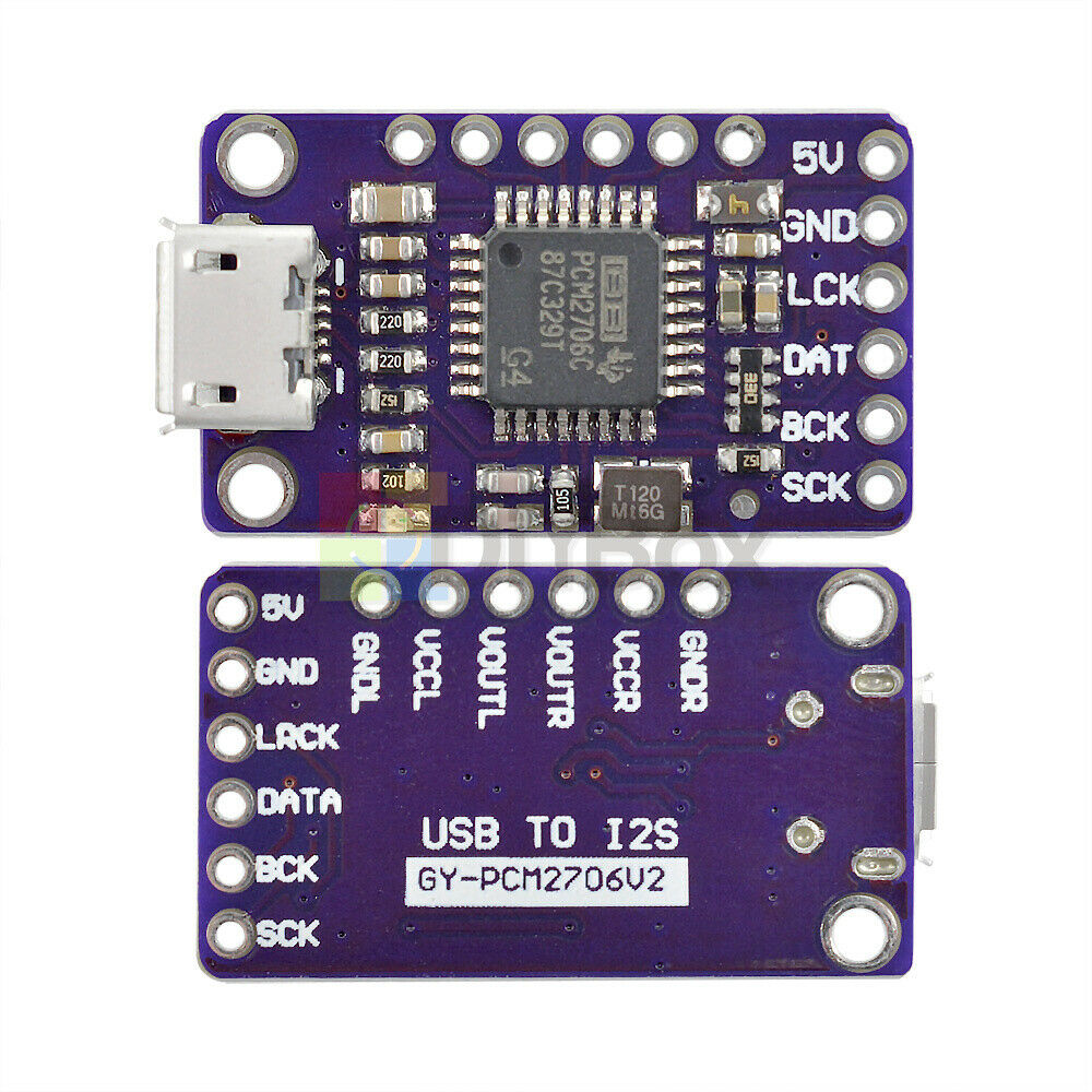 PCM2706 USB TO I2S IIS Gesture Recognition Sensor Decoder Connector Board Module