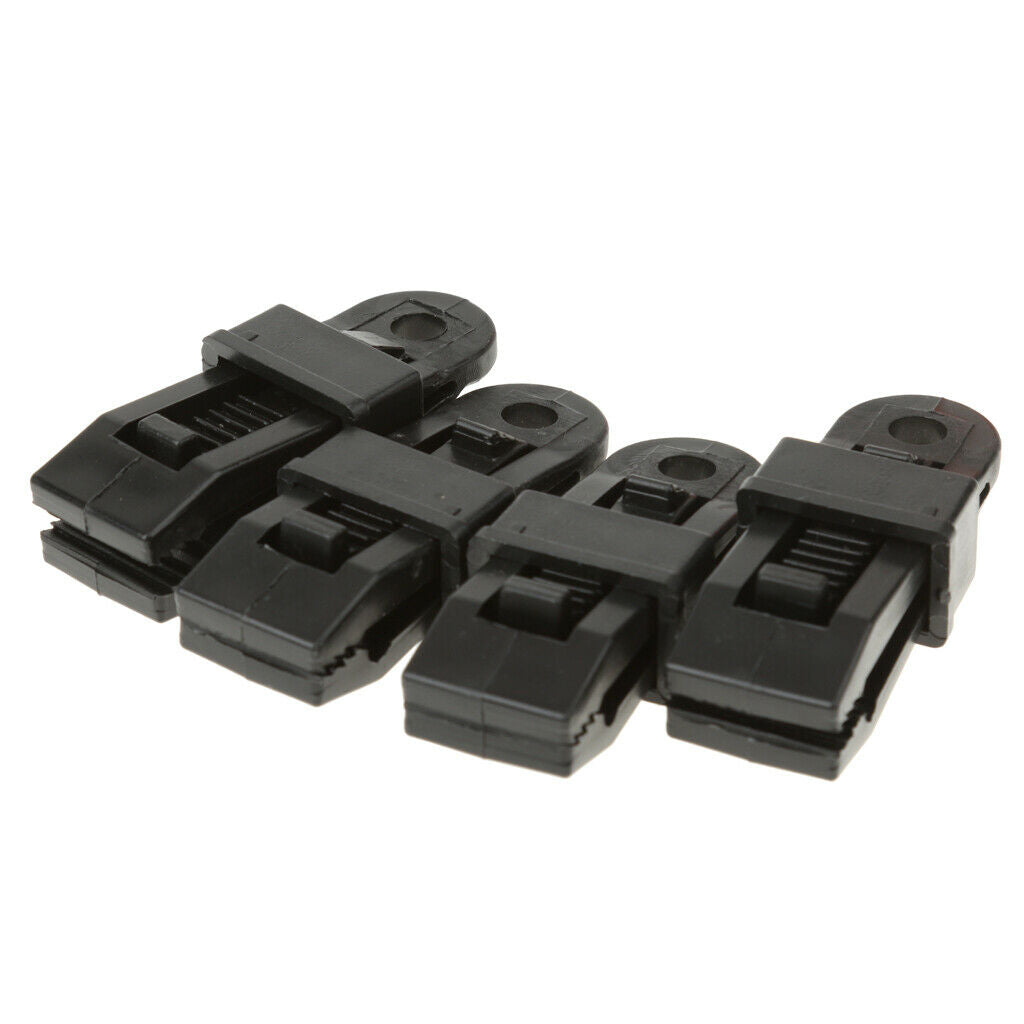 4 Pieces Easily Tent Clip Buckle Hooks for Family Tent
