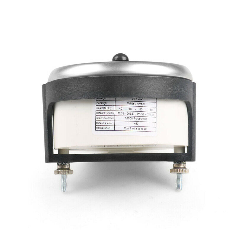 85mm Digital LCD Speedometer Waterproof 0-160MPH/H Gauge For Car Trucks Marine