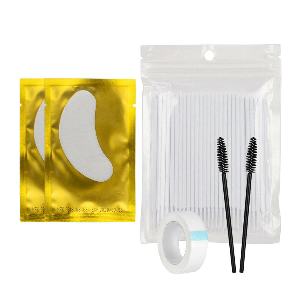 4 in 1 Professional Beginner Grafting Eye Lash Eyelash Extensions Set White