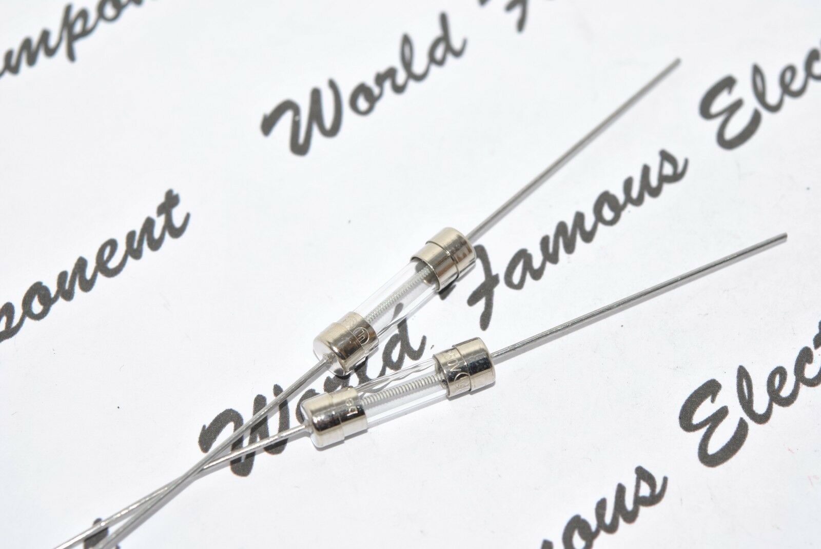 2pcs - bel  5TT 1.6A 250V 5x20mm Slow-Blow Pigtail Glass Fuse