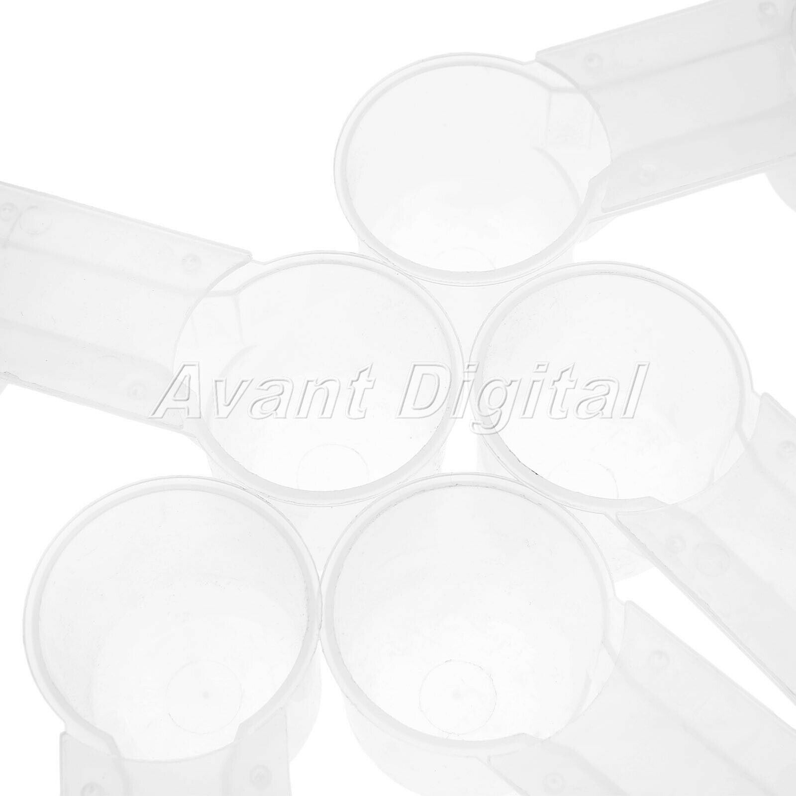 Clear White Plastic Bird Feeder Drinker Bottle Cup Water Bottle for Pigeon Dove