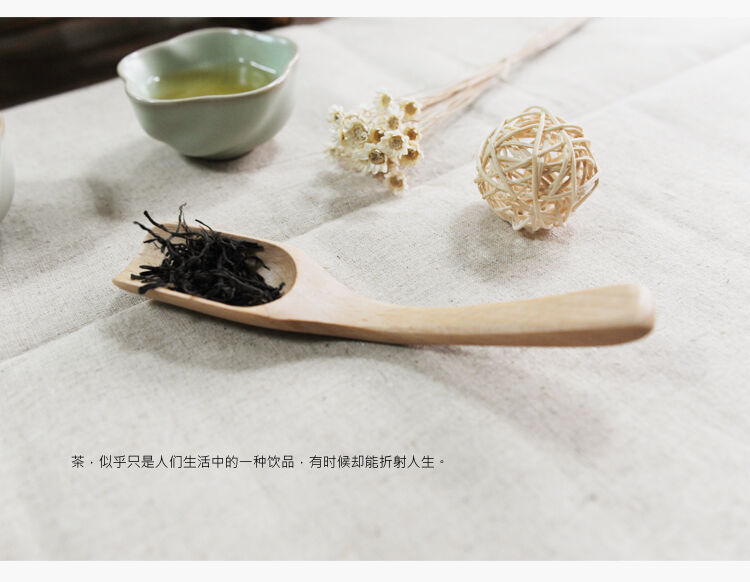 1PC Wooden Tea Scoop Gongfu teaspoon 2.8x15cm NEW
