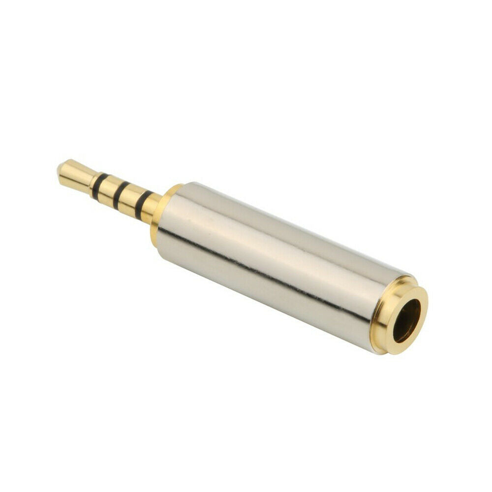 2.5mm to 3.5mm Aux Audio Adapter Converter Male to Female Jack For Headphone