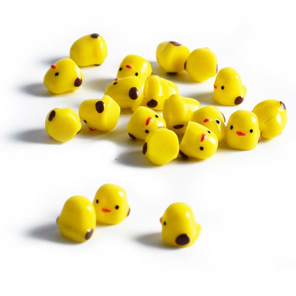 20x Micro Landscape Mini Chick for DIY Fairy Garden Home Tabletop Decoration