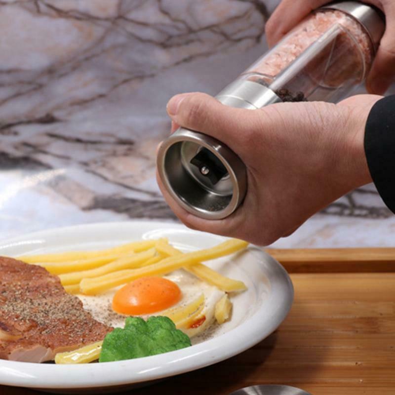 Manual Grinding Pepper Salt Mills Grinder Durable Kitchen Seasoning Tools