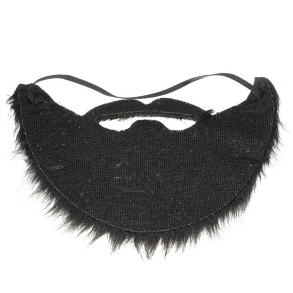 Costume Party Men Halloween Beard Facial Hair Disguise Game Black Mustache.l8