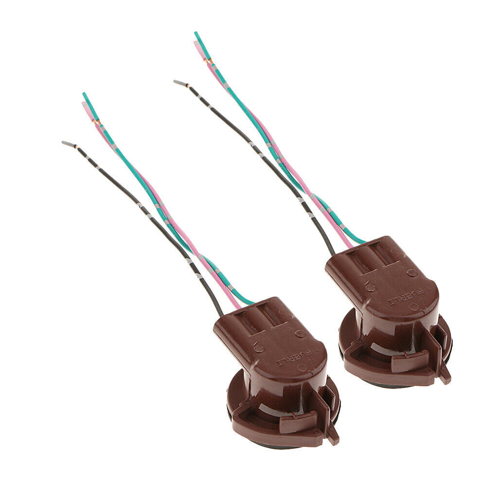 2x 3157A LED Bulb Socket Brake Turn Signal Light Harness Wire Plug Connector