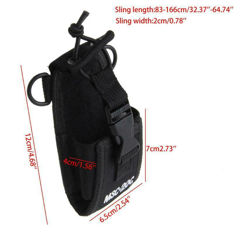 MSC-20C Nylon Radio Case Bag Holder Pouch For Baofeng UV-B5 UV82 UV8 D GT-3 UV5R