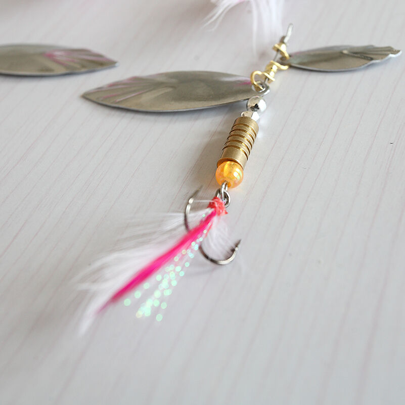 1pc Sinking Lifelike Fishing Lure Paillette Tackle Treble Hook Spinner Bait BDA