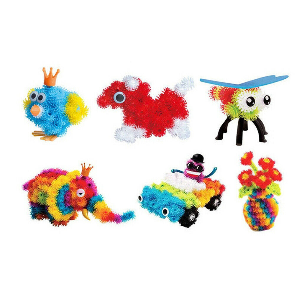 400Pieces DIY Early Educational Sticky Balls Learning Toys for Boys Kids
