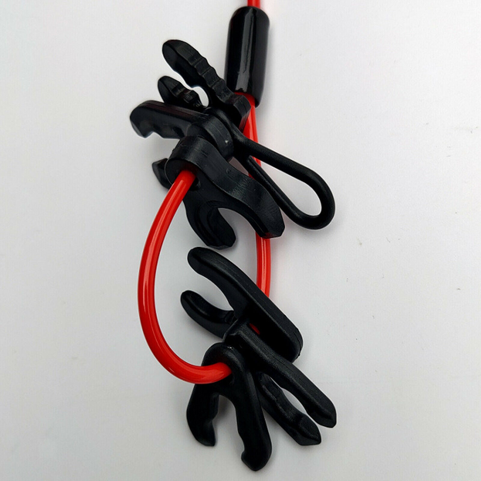 Boat Kill Stop Switch Tether Lanyard 7 Keys Key Lanyard Clip For Yamaha Red
