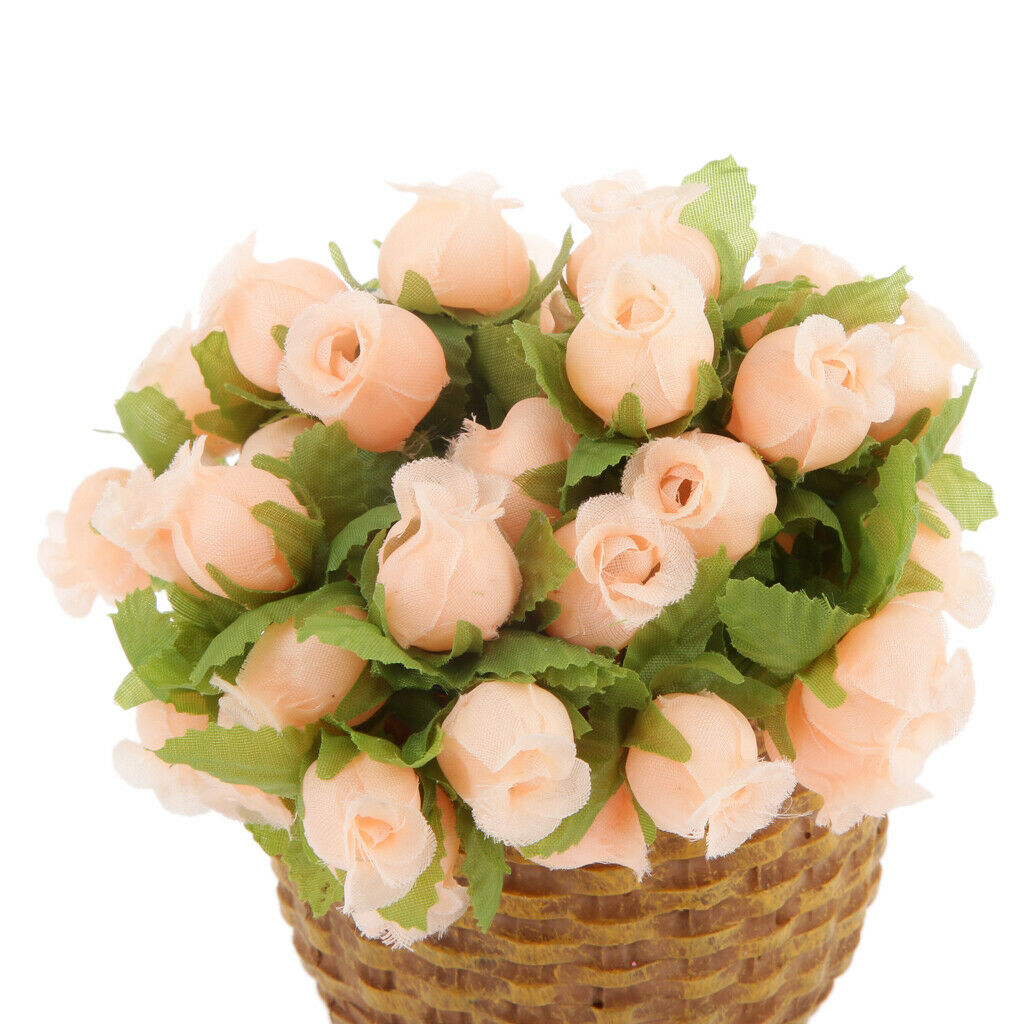 144pcs Artificial Rose Head Silk