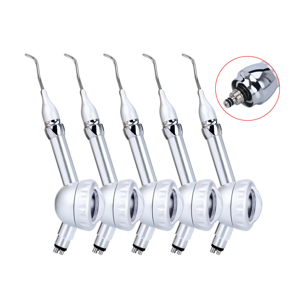 5PCS Dental Air Polisher Teeth Polishing 4 Holes Anti-resorption for Dentists