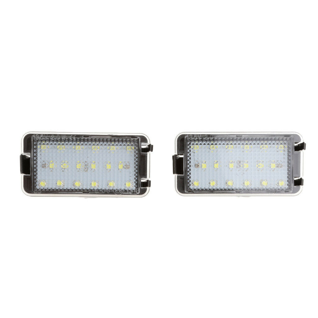 2x White 18LED License Number Plate Light for SEAT Ibiza Cordoba Leon Toledo