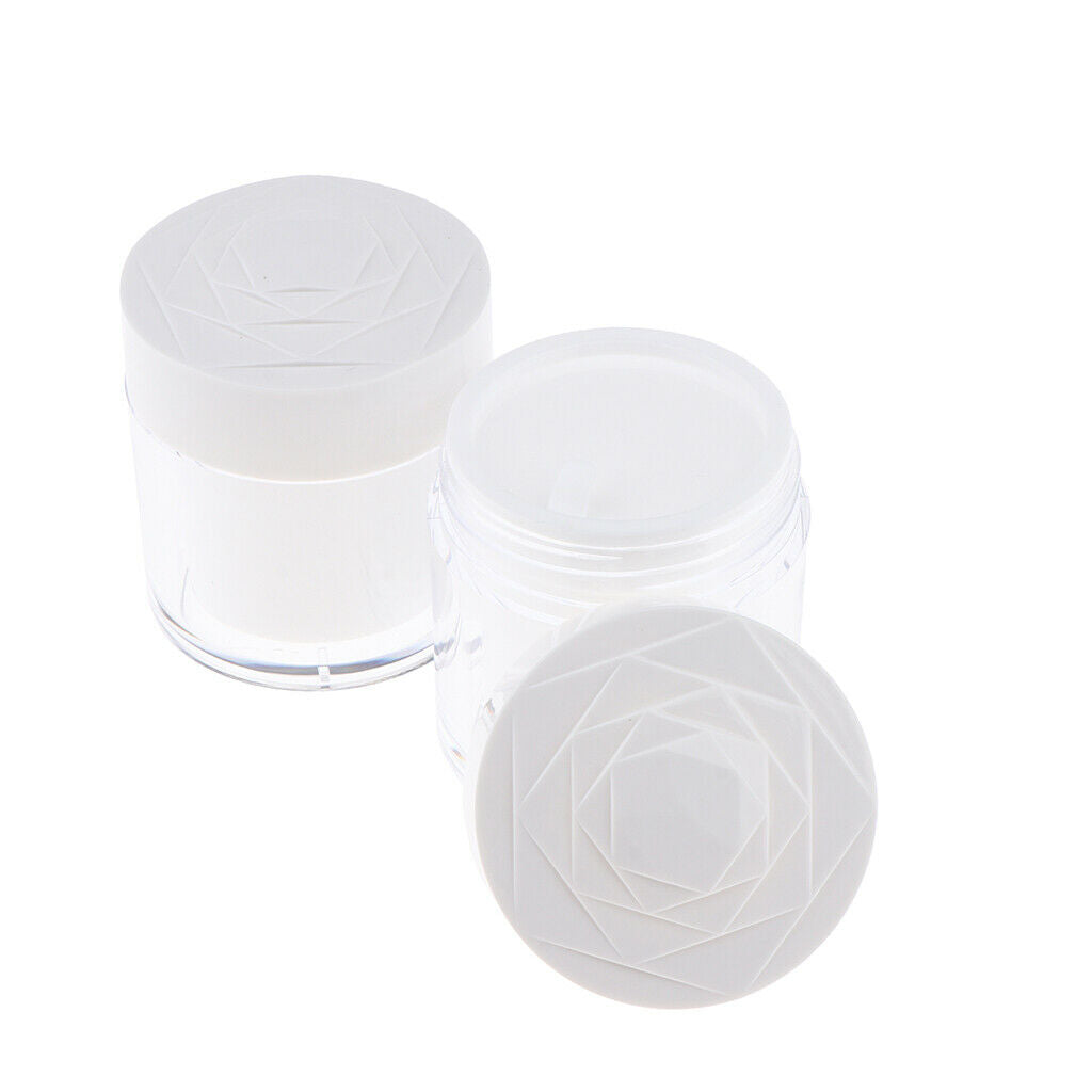 Environmental Plastic Bottle Makeup Jars W/ Lid And Inner Liner Cosmetic Pot -