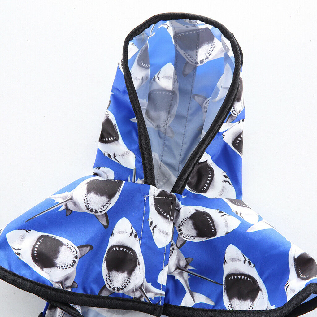 Pet Raincoat Outdoor Climbing Clothes For Small Pet Dog Puppy Blue-S