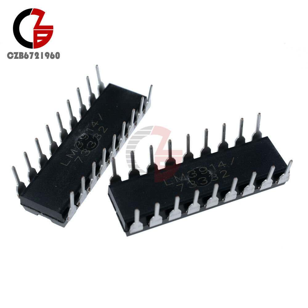 10Pcs LM3916N-1 LM3916N-1/NOPB LED Display Driver IC NSC DIP-18 LM3916N-1