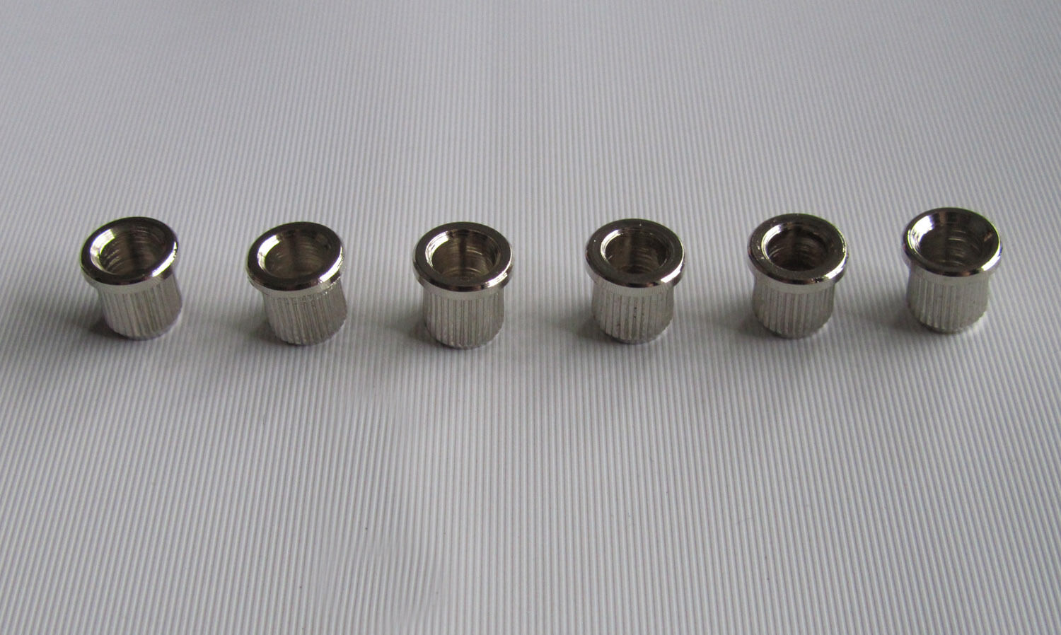6x Nickel Guitar String Through Body 5/16" String Ferrules for USA Telecaster