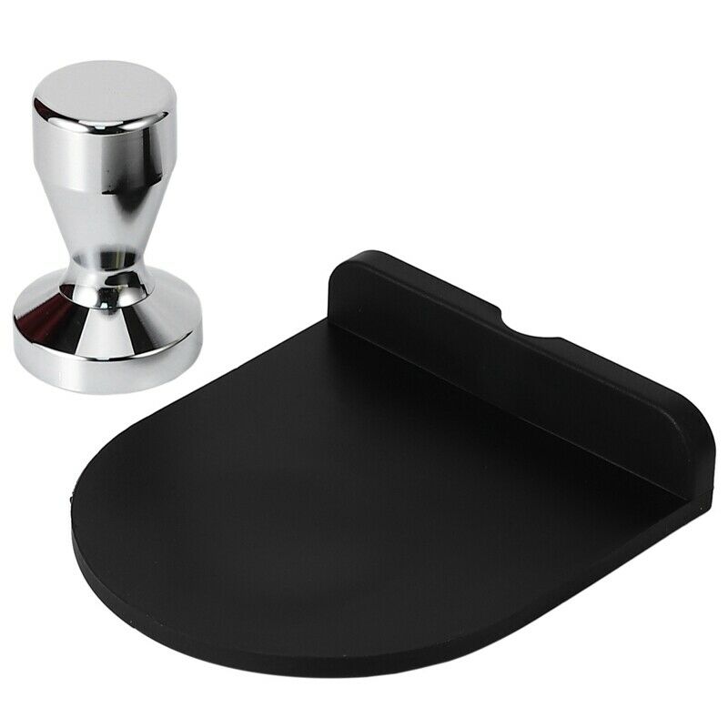 51mm Coffee Tamper Mat Silicone Rubber Tampe Corner Mat Coffee Maker U3D8D8