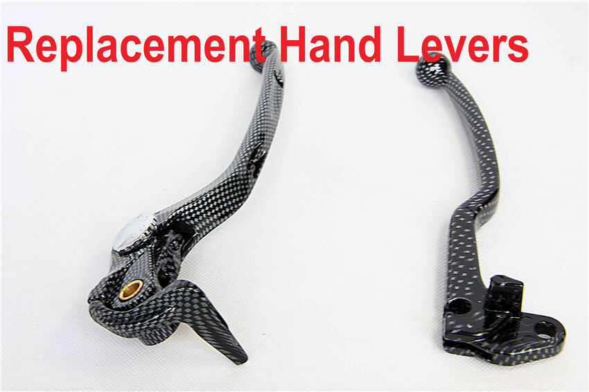 Fiber Carbon Brake Clutch Hand Lever For SUZUKI GSX GSXR GSX-R GSXR600 GSXR750