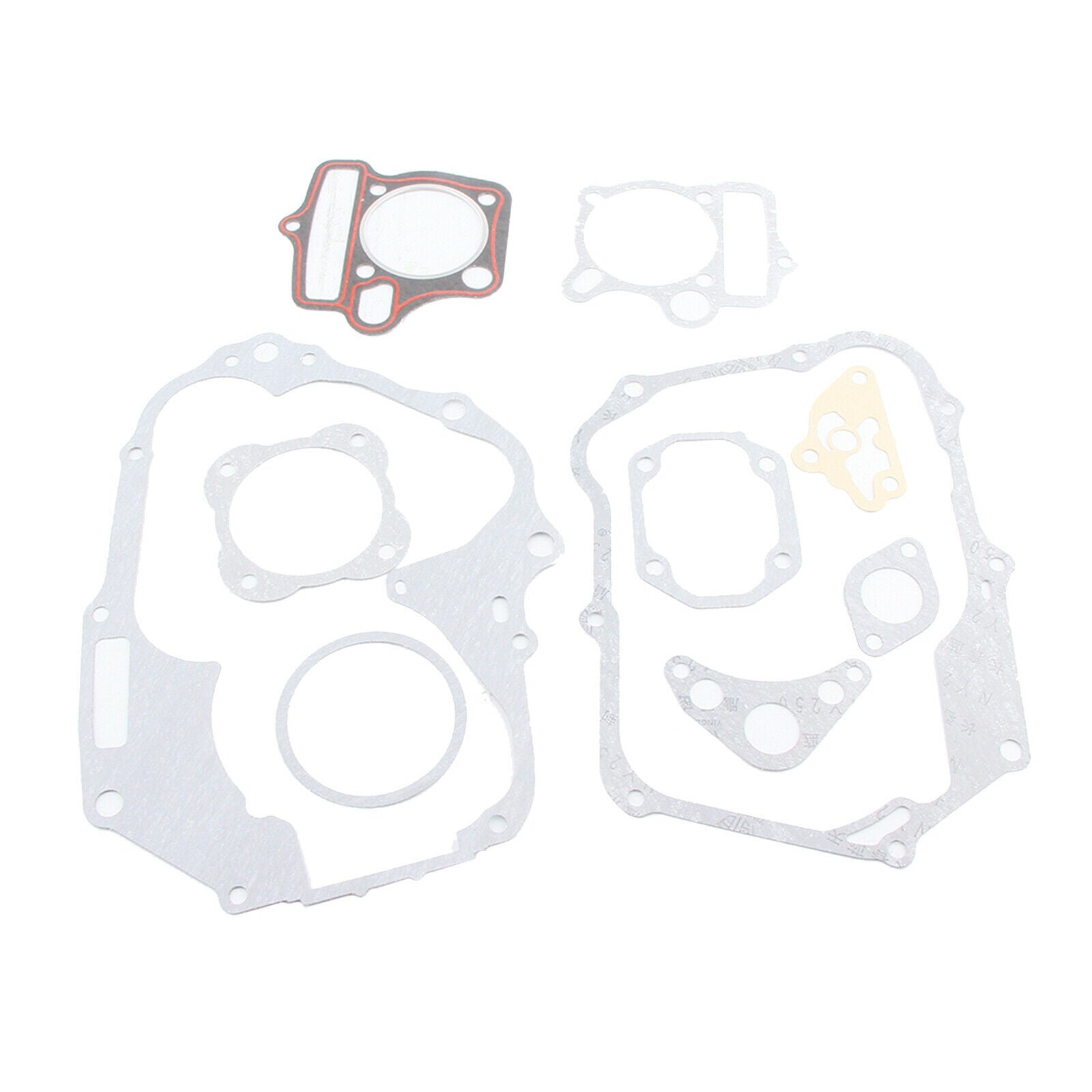 Complete engine cylinder gasket set for Chinese 125cc Lifan motorcycle