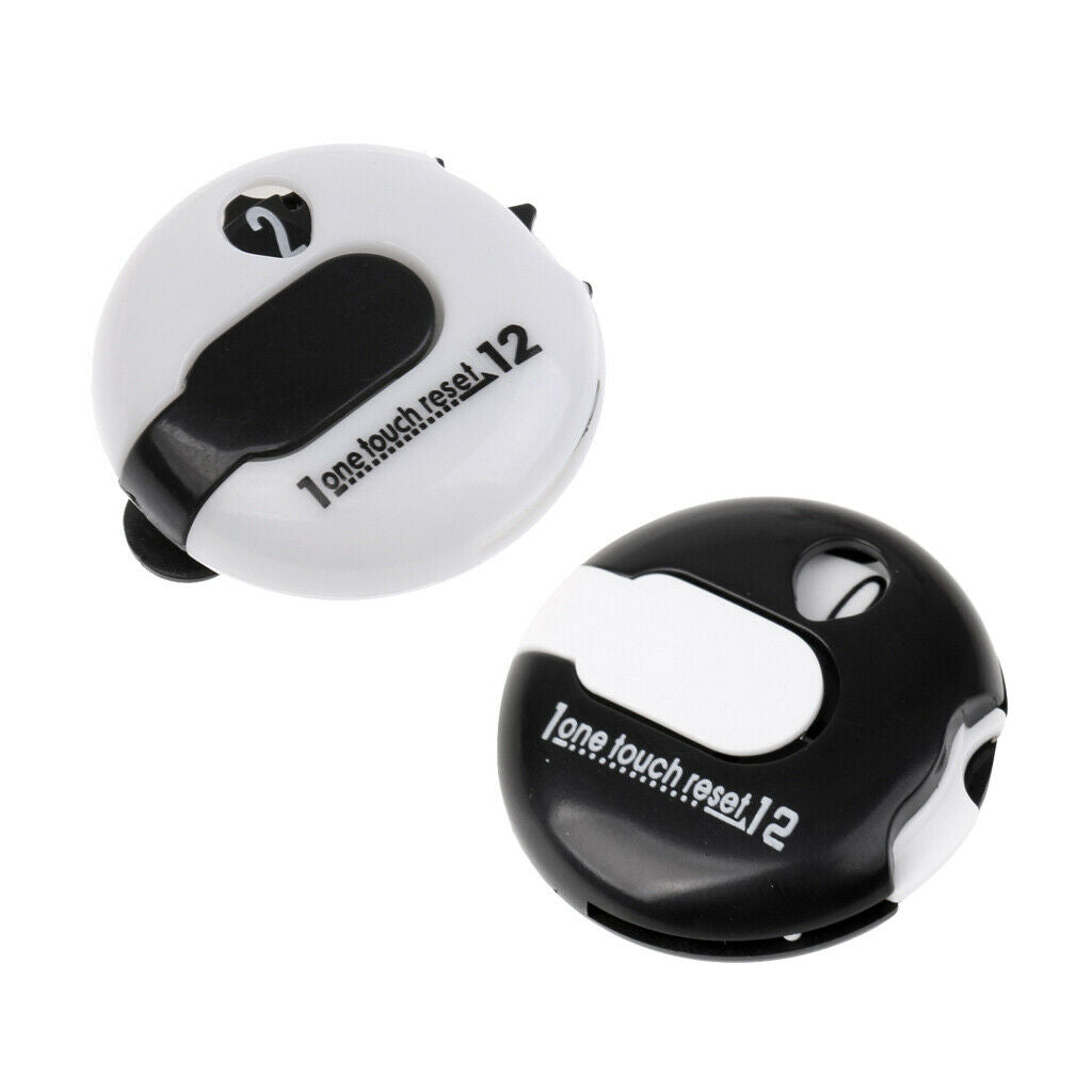 2pcs Golf Score Counter   Touch Reset Score Counter Attach to Glove or Bag