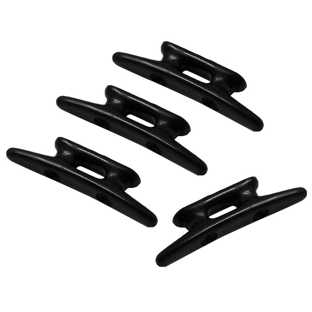 4pcs Marine Boat Yacht Ship Kayaks Heavy Duty Durable 3" inch Anchor Black