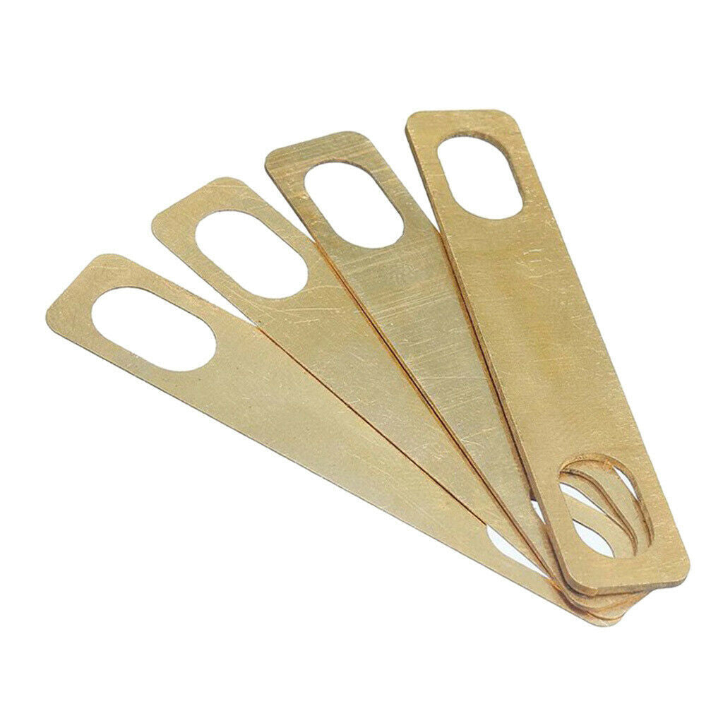 12 Pieces 0.2mm,0.5mm,1mm Neck Shims for Guitar Bass Accessories