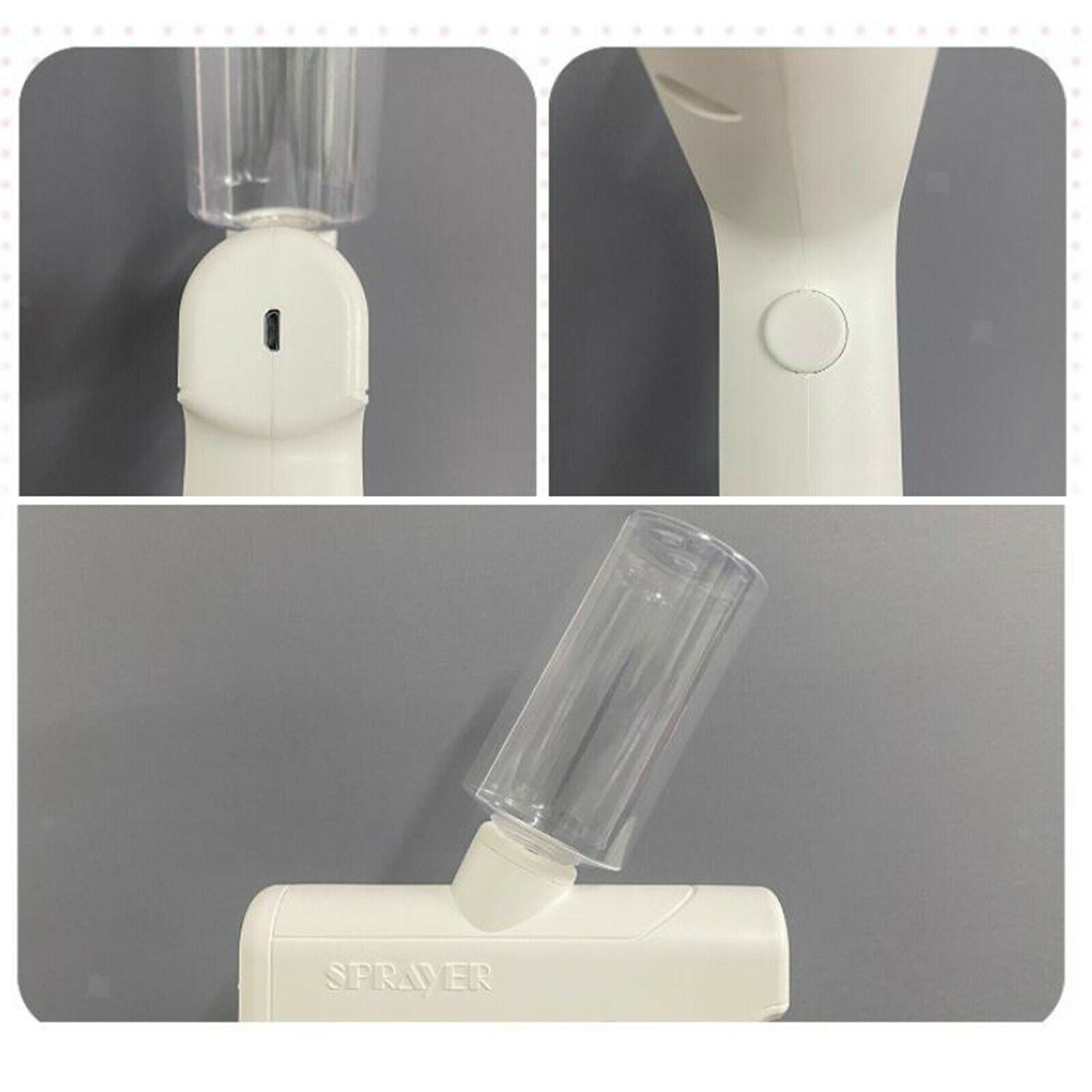 Cordless Fogger Blue Light Atomization 250ml Sprayer USB Charging 1200mAh