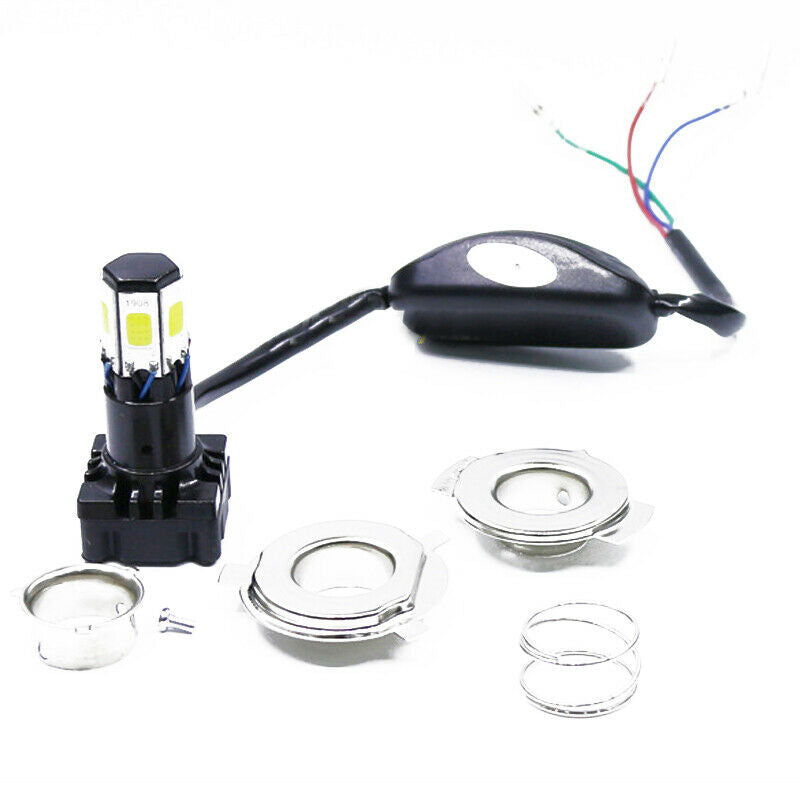 1PCS 12V-85V 36W 6500K 6-Sided LED Motorcycle M6 Headlight Bulb 360Â° Hi/Low Beam
