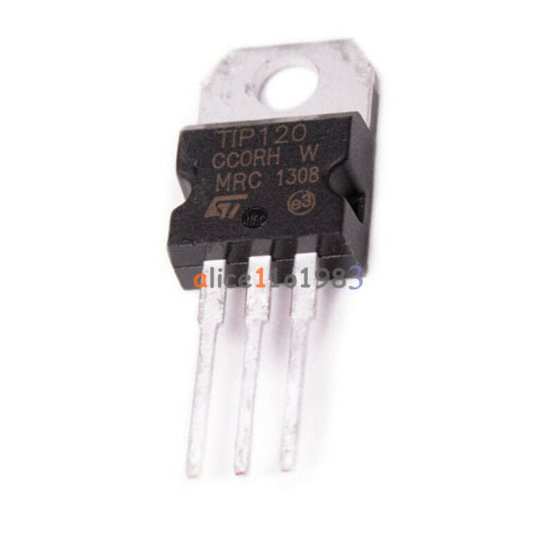100PCS TIP120 120 NPN Darlington Transistors TO-220 New