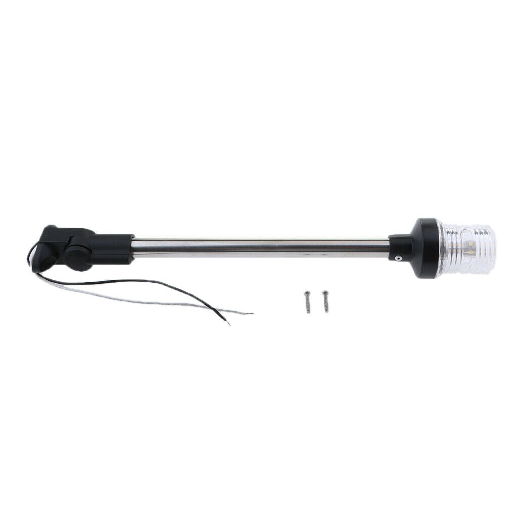 Marine Boat Fold LED Navigation Stern Anchor Pole Light 16
