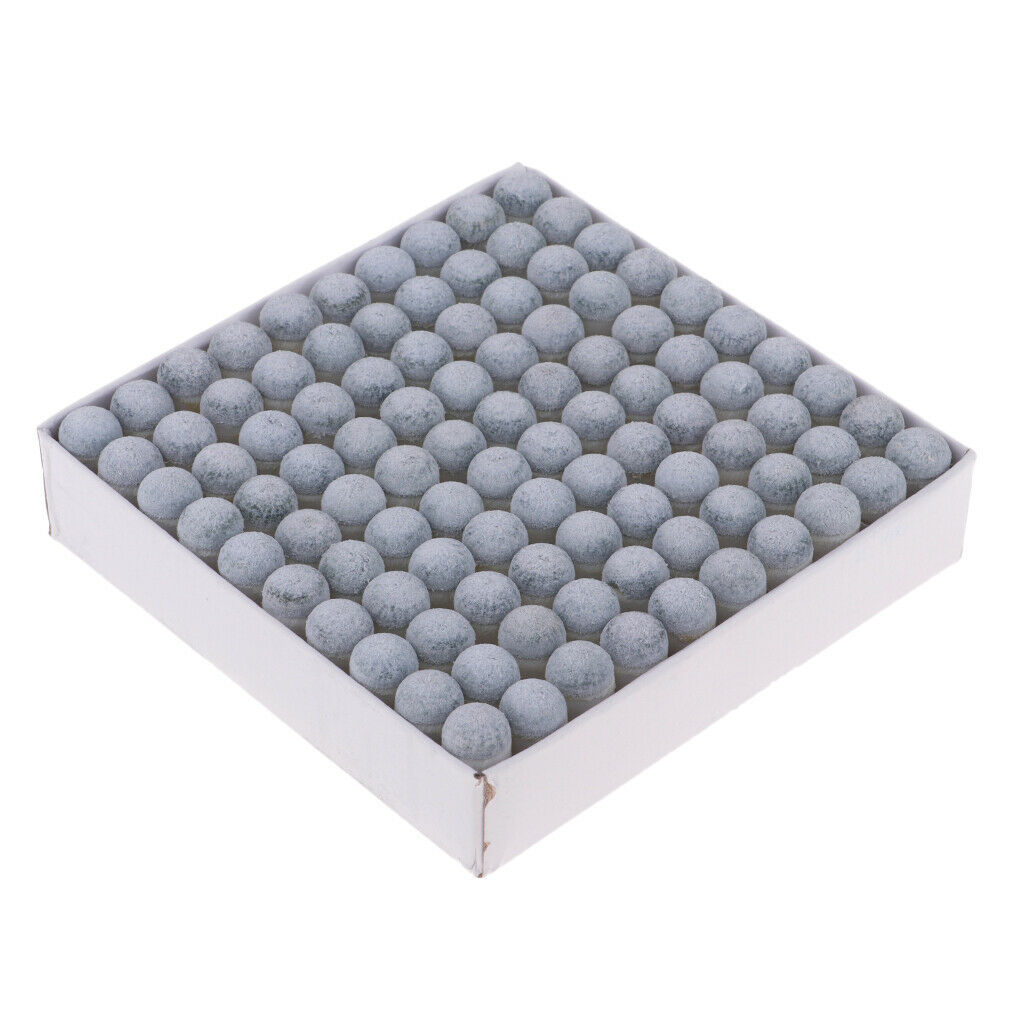 100pcs/Box Durable Snooker Pool Billiard Cue Tips Slip On Hard Cue Tip 10mm