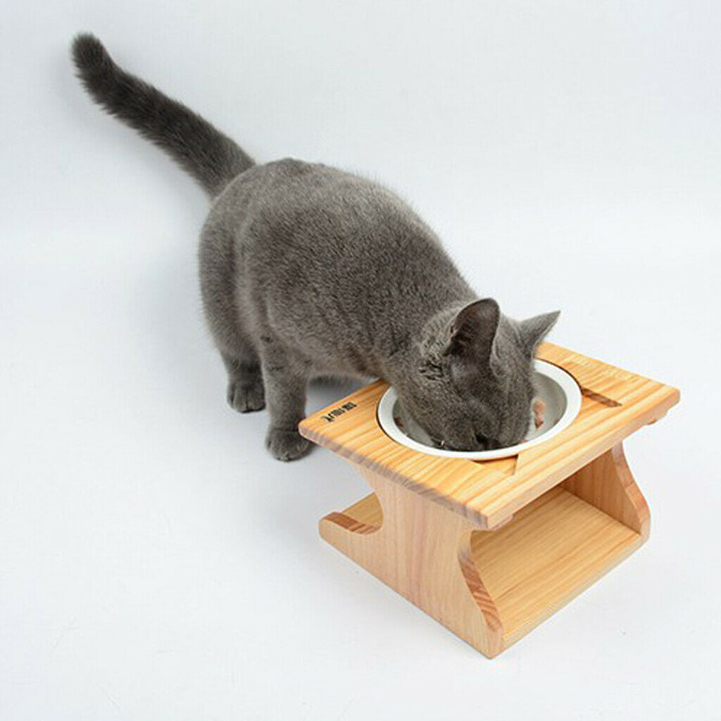 Single Removable Nonslip Dog Food Bowl Pet Cat Kitten Food Water Feeding Dish