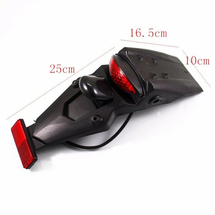 Off-road MX Motocross Dual Sport Pit Dirt Bike LED Rear Fender Brake Tail Light