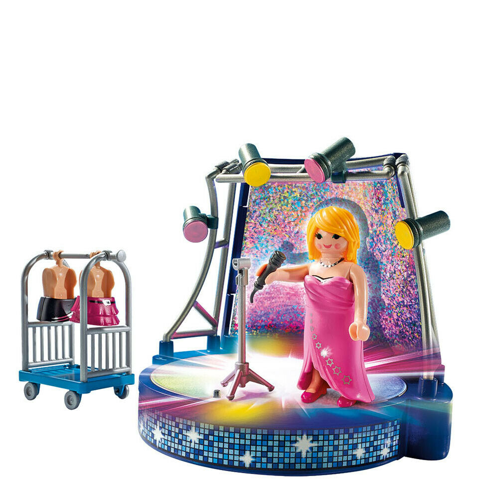 6983 Playmobil Singer and Stage with LED Lighting Effects Family Fun Suitable fo