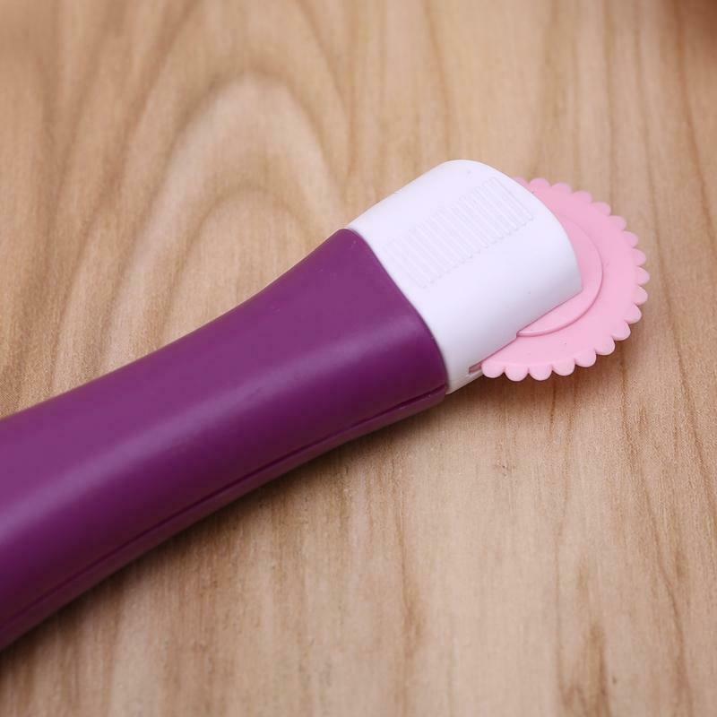 Plastic Overstitch Wheel Gear Roulette Spacer Sewing Cloth Craft Tool Marking
