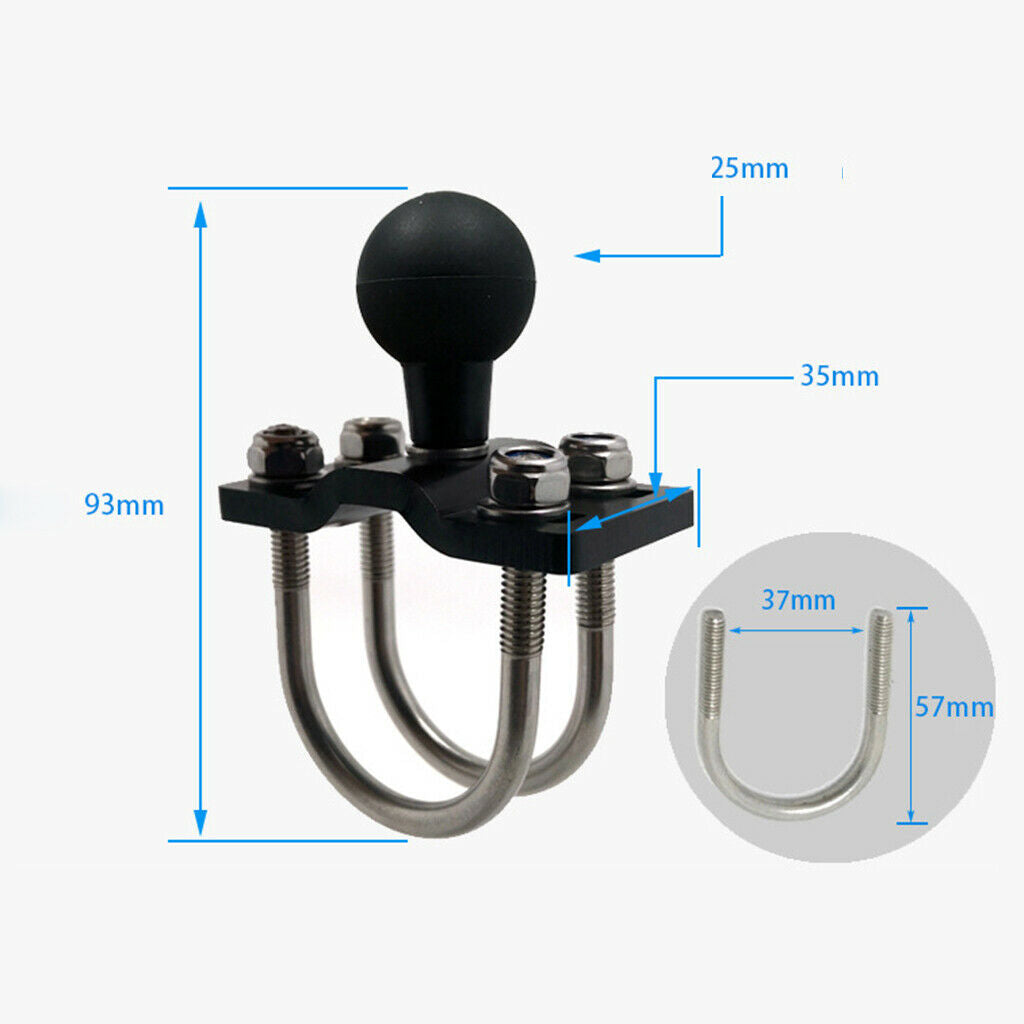 Aluminum 93mm Suction Cup Base Phone Mounting Bracket Digital Accessories